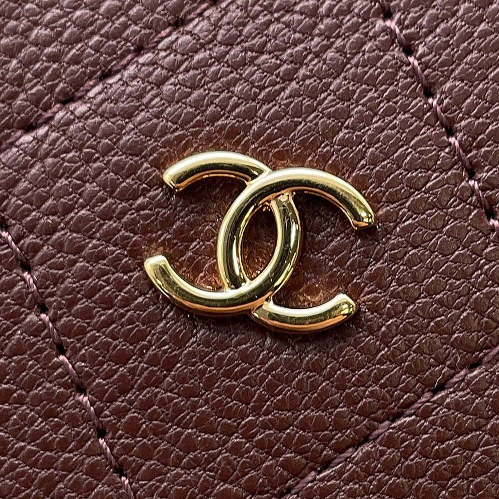 CHANEL Brown Logo Wallet - Picture 11 of 14